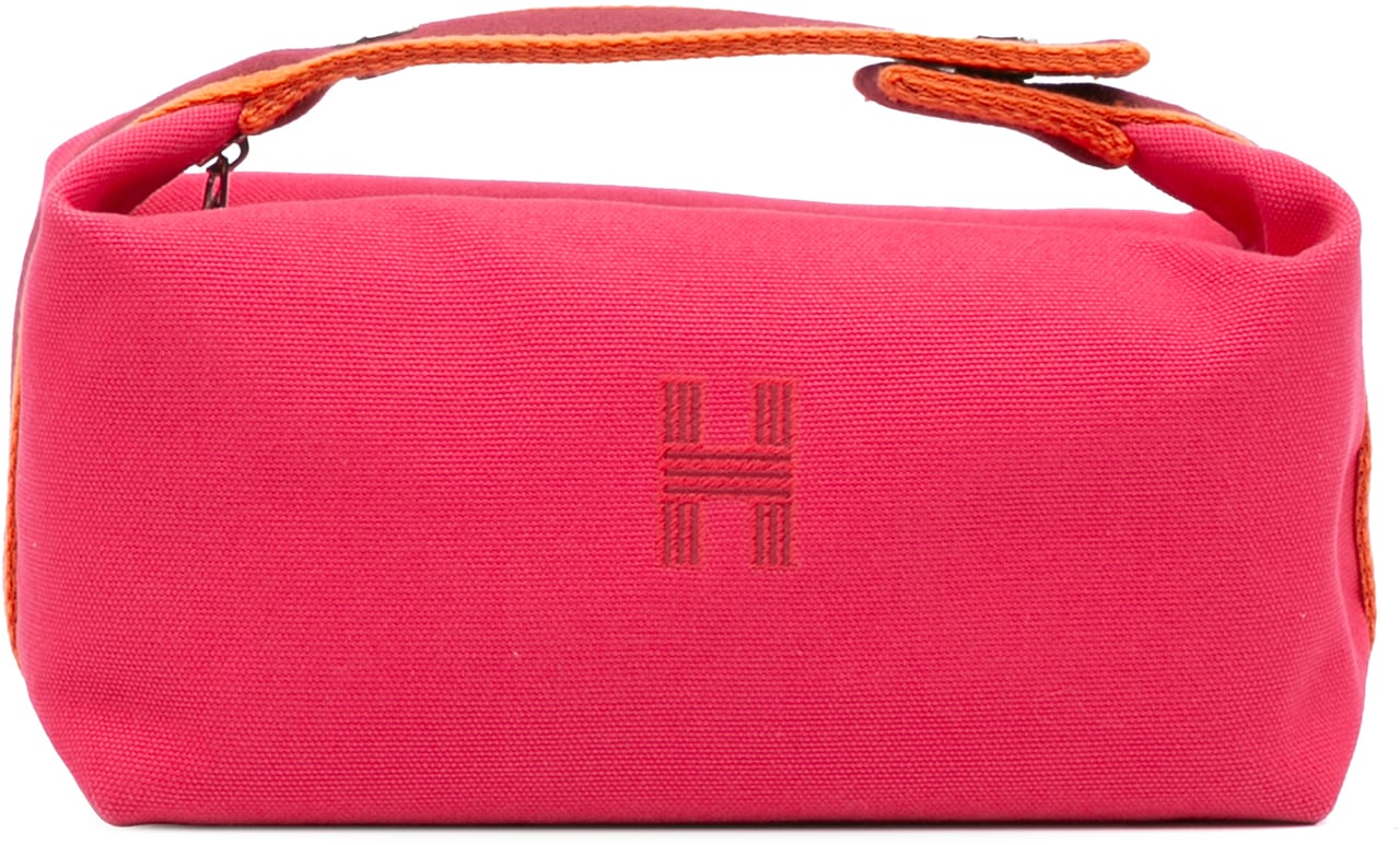 Hermès Small Canvas Bride A Brac Case Roze