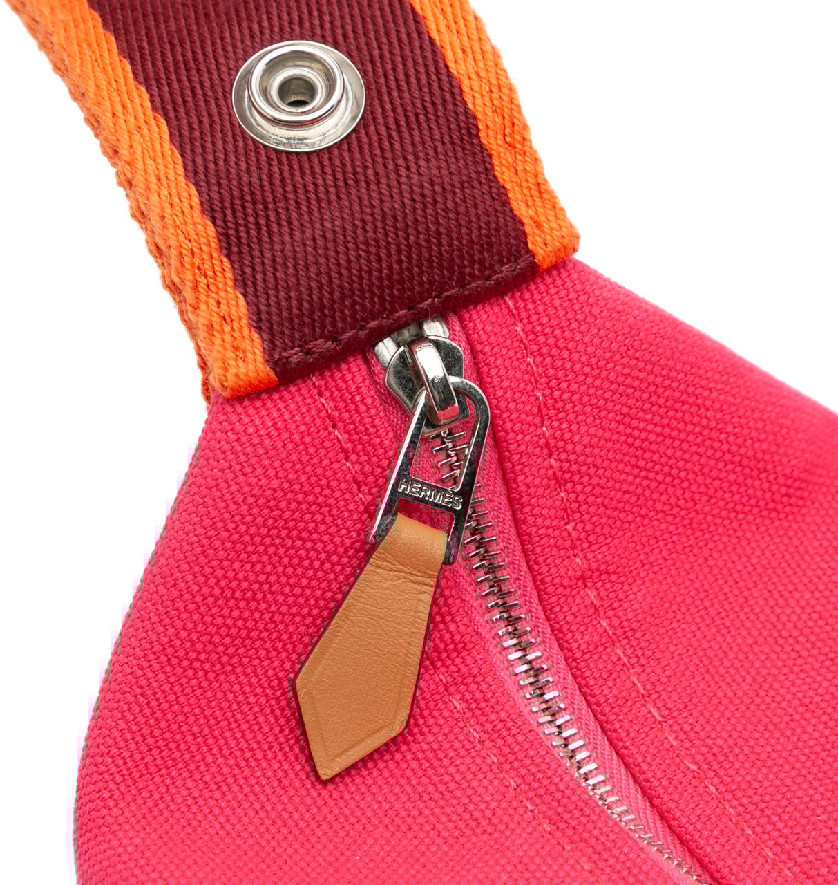 Hermès Small Canvas Bride A Brac Case Roze