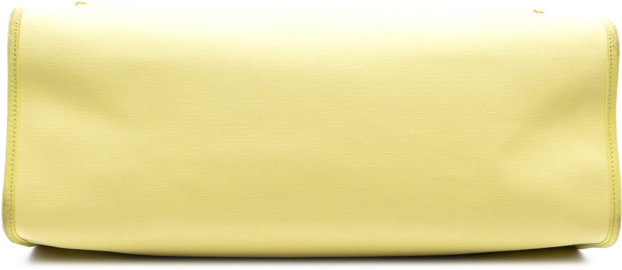 Hermès Toile Herbag Zip 39 Geel