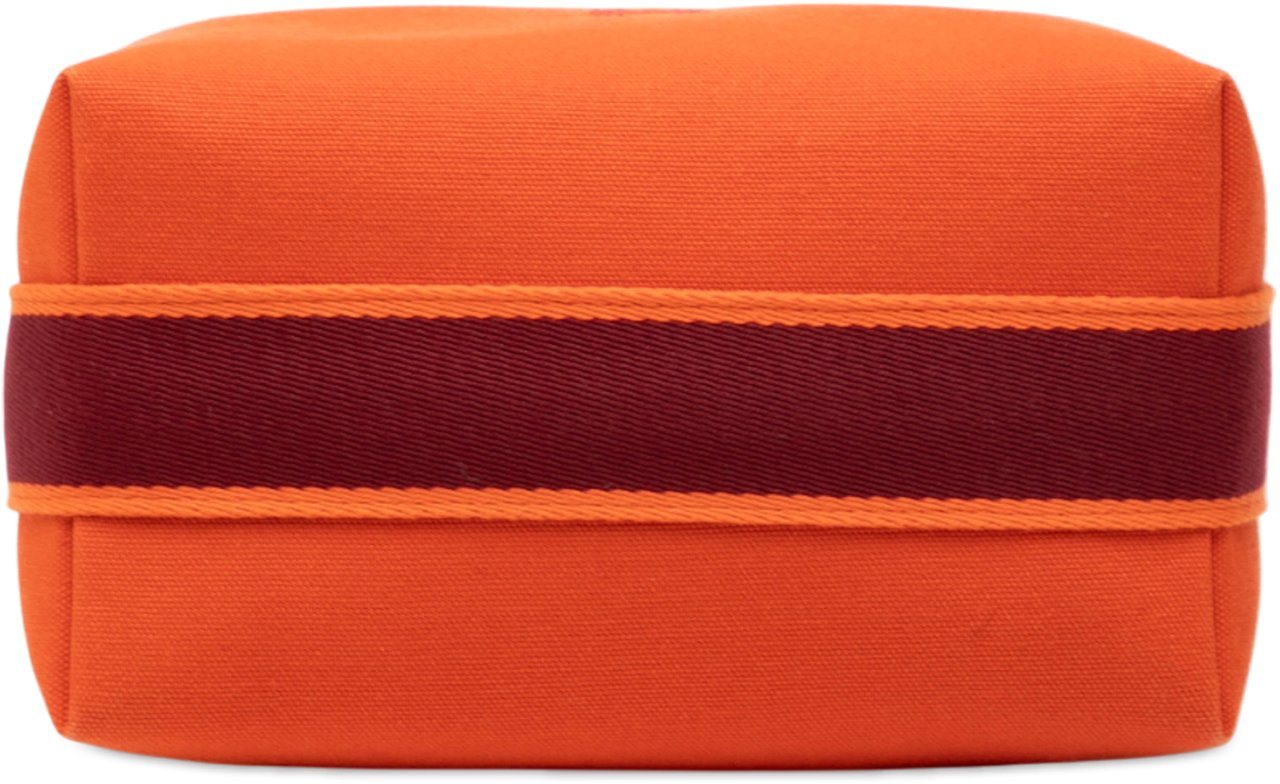 Hermès Small Toile Bride A Brac Case Oranje