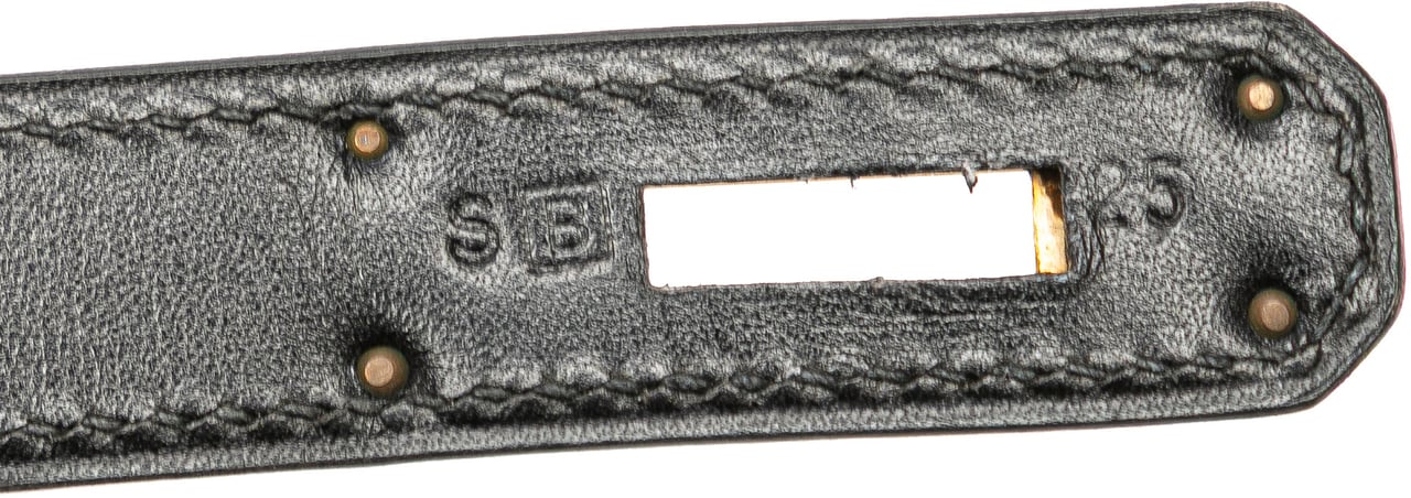 Hermès Box Calf Kelly Sellier 32 Zwart