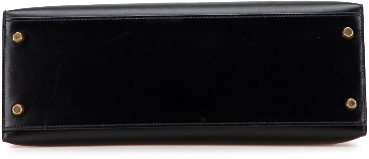 Hermès Box Calf Kelly Sellier 32 Zwart