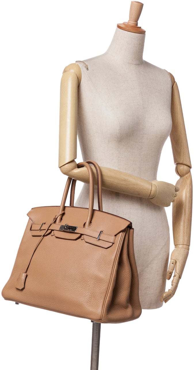 Hermès Togo Birkin Retourne 35 Bruin