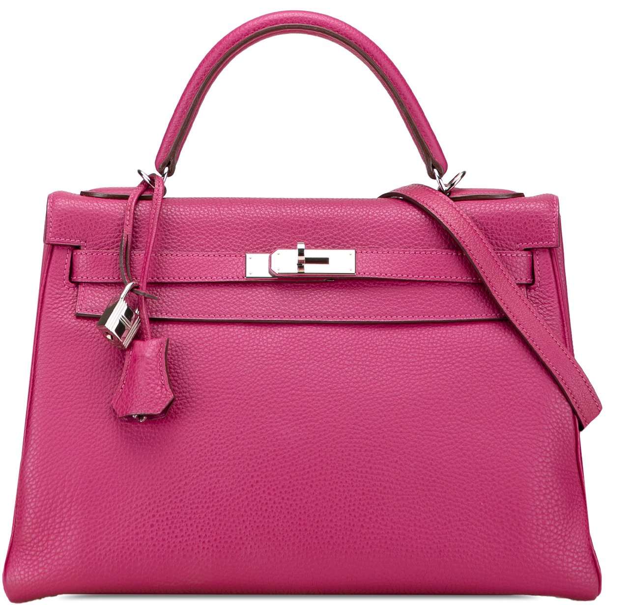 Hermès Togo Kelly II Retourne 32 Roze
