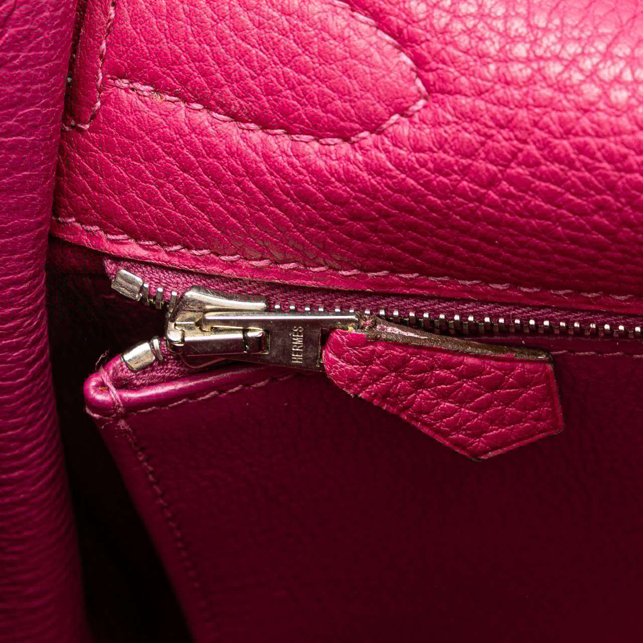 Hermès Togo Kelly II Retourne 32 Roze