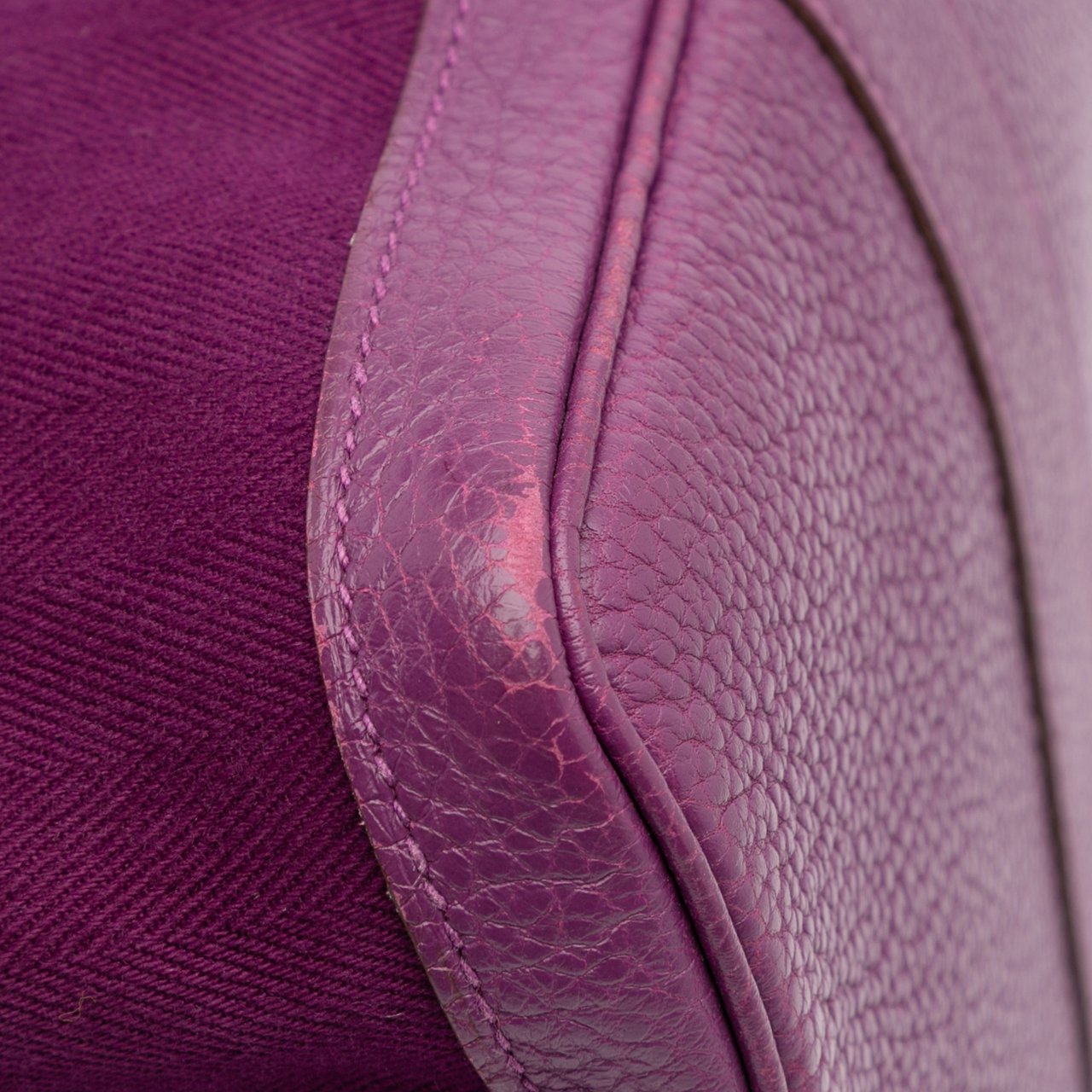 Hermès Toile and Negonda Garden Party 36 Paars