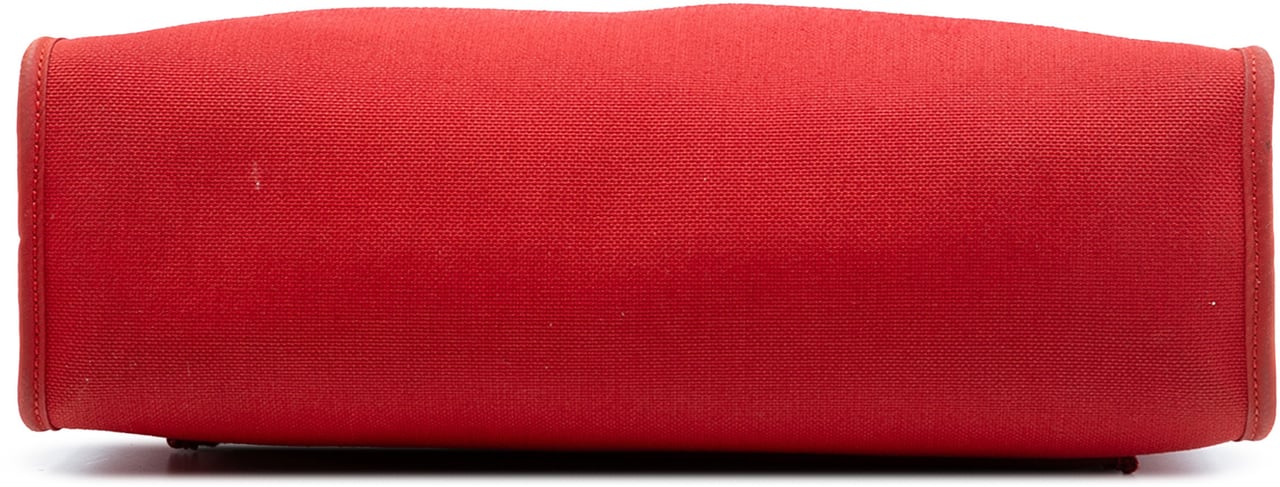 Hermès Toile Herbag Zip 31 Rood