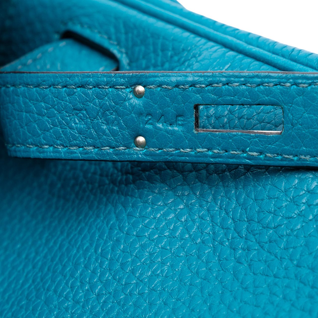 Hermès Togo Amazon Kelly II Retourne 32 Blauw