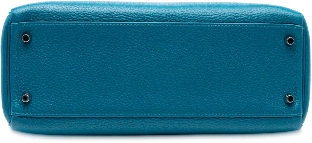 Hermès Togo Amazon Kelly II Retourne 32 Blauw