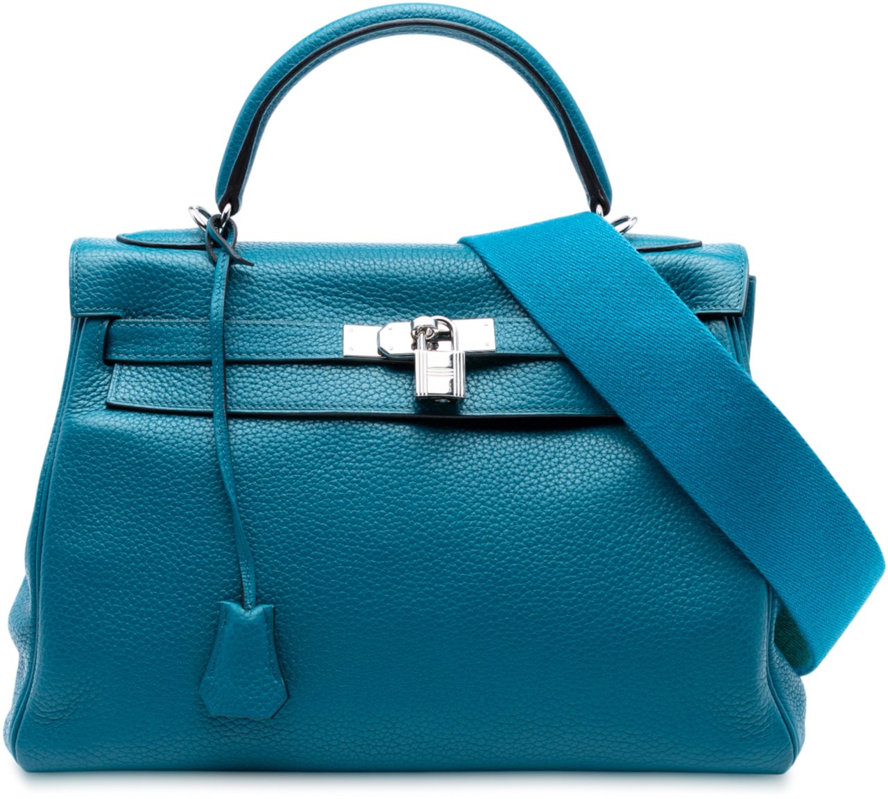 Hermès Togo Amazon Kelly II Retourne 32 Blauw