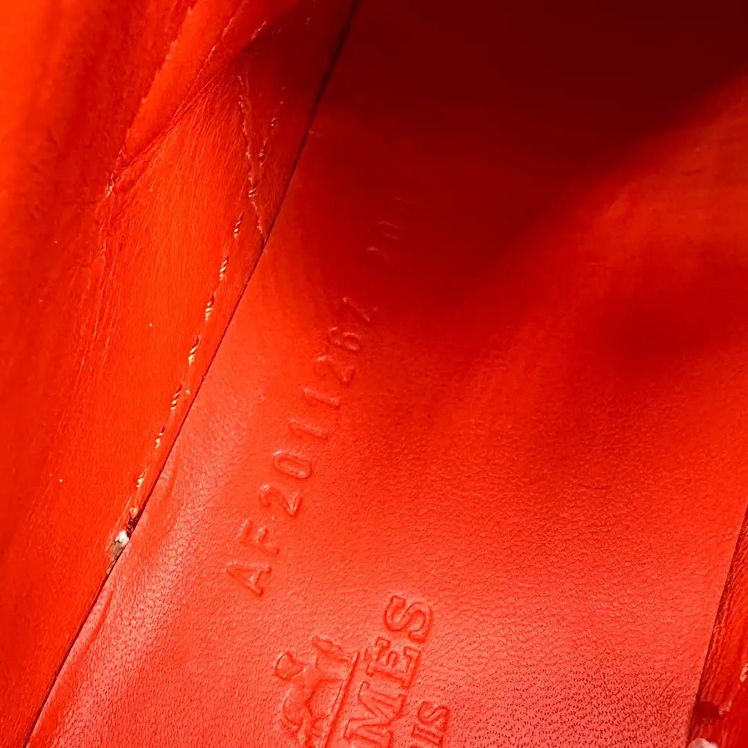 Hermès Hermès Sneaker Voltage calfskin with platform sole EU36 / very good Wit