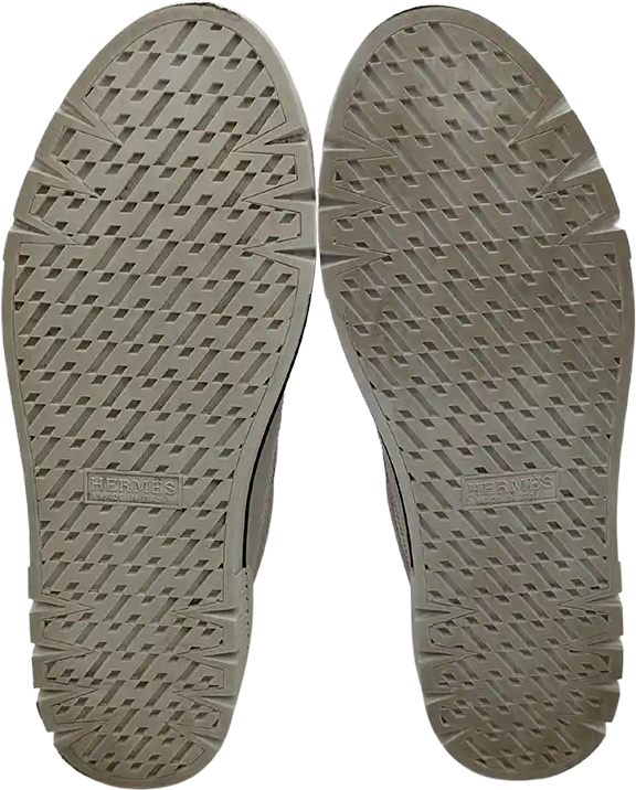 Hermès Hermès Sneaker Voltage calfskin with platform sole EU36 / very good Wit