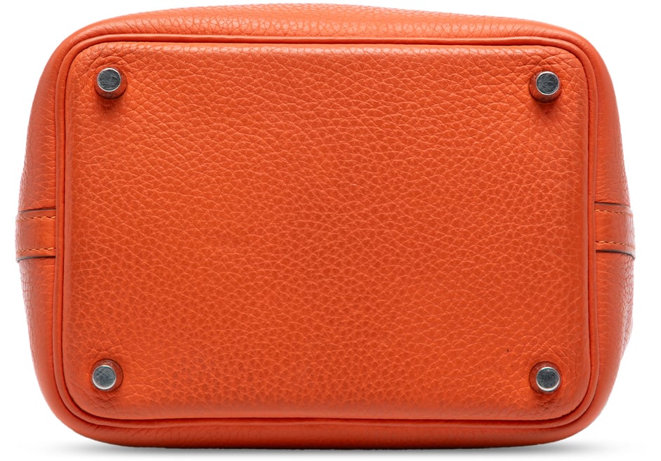 Hermès Clemence Picotin Lock 18 Oranje