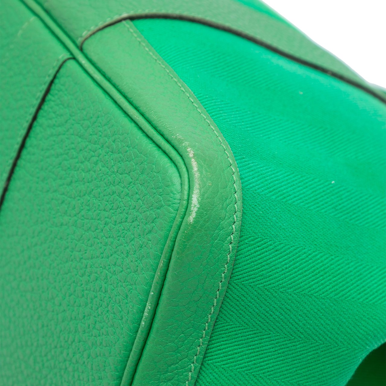 Hermès Toile and Negonda Garden Party 36 Groen