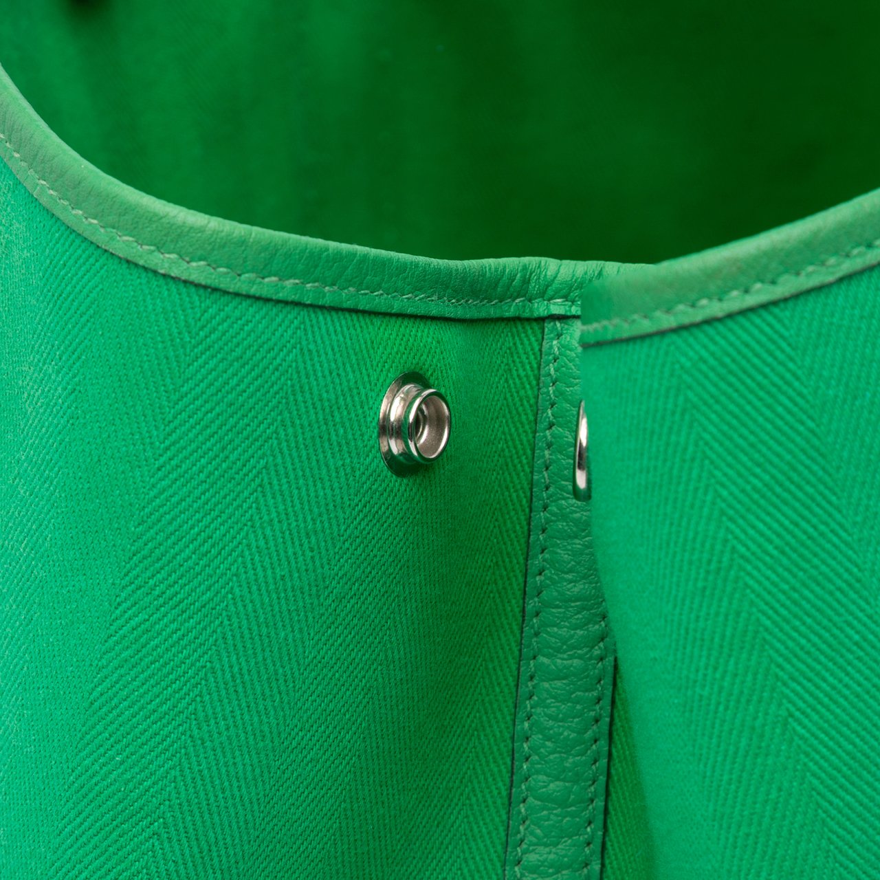 Hermès Toile and Negonda Garden Party 36 Groen