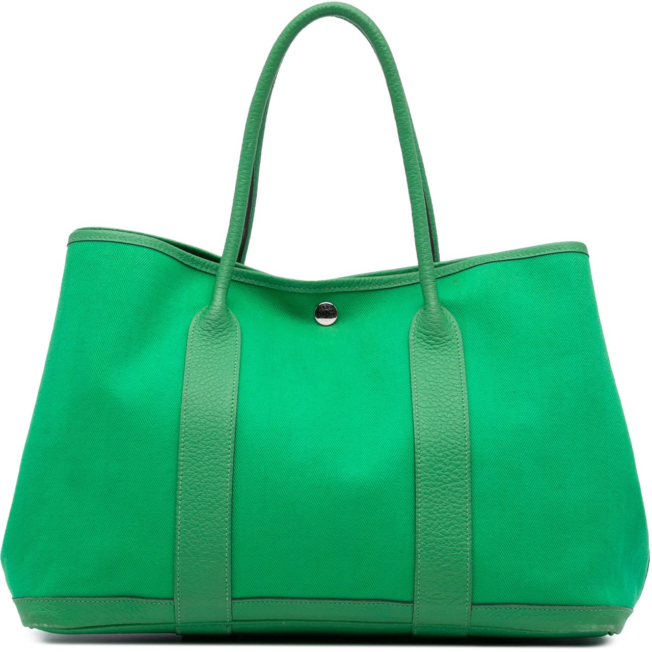 Hermès Toile and Negonda Garden Party 36 Groen