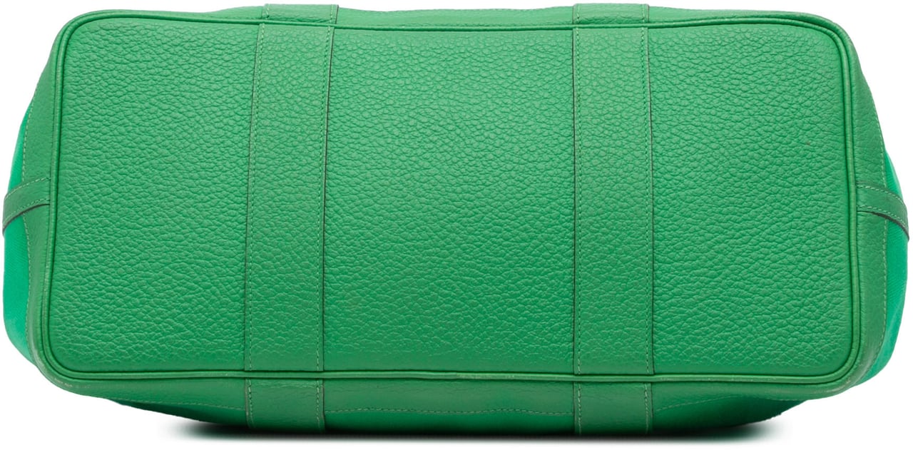 Hermès Toile and Negonda Garden Party 36 Groen