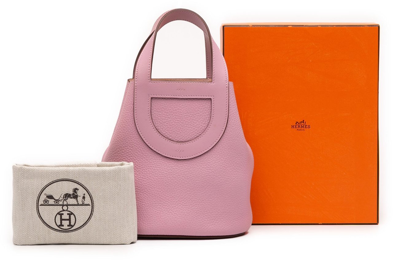Hermès Clemence and Swift In The Loop 18 Roze