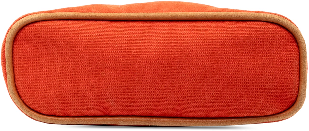 Hermès Mini Toile Bolide Case Oranje