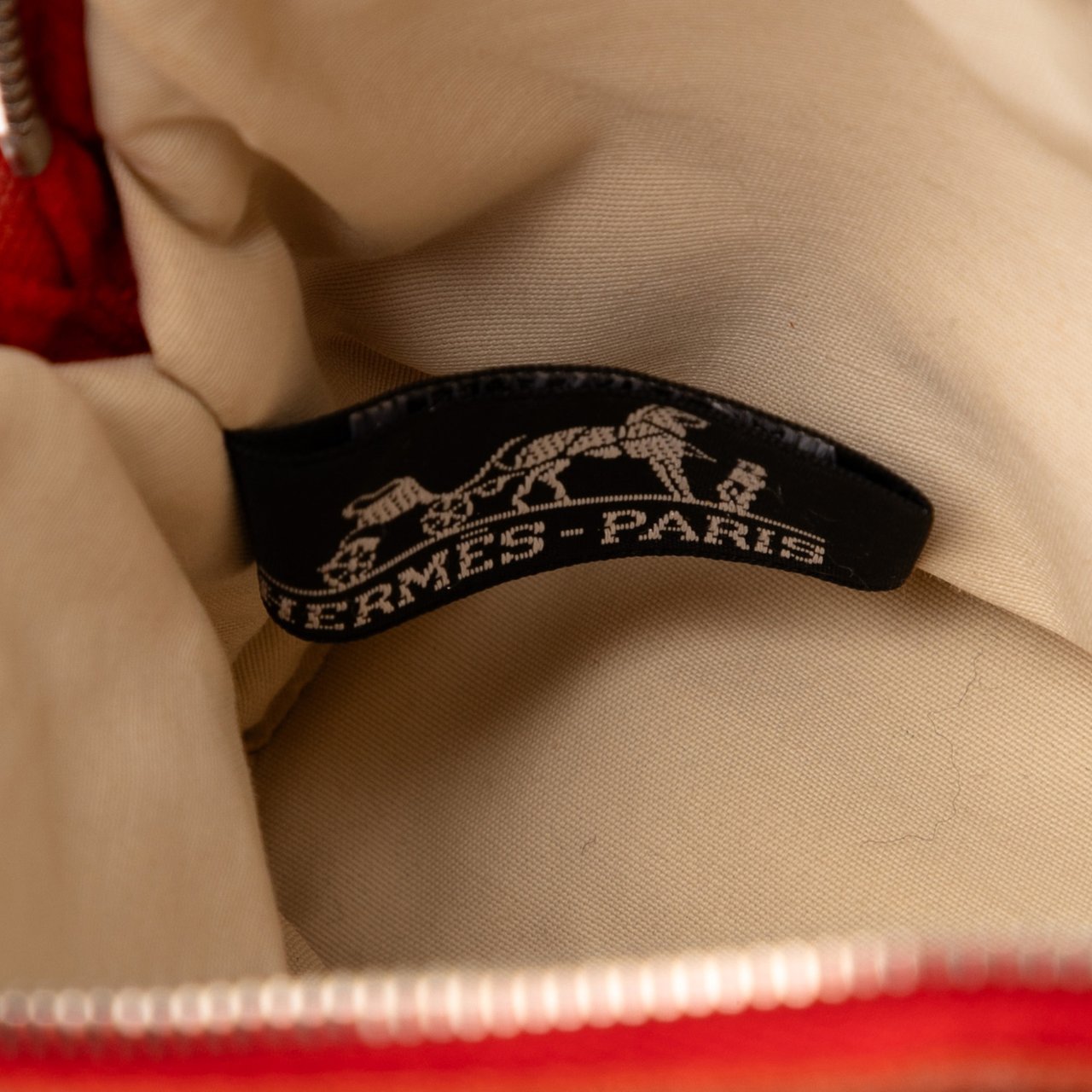 Hermès Mini Toile Bolide Case Oranje