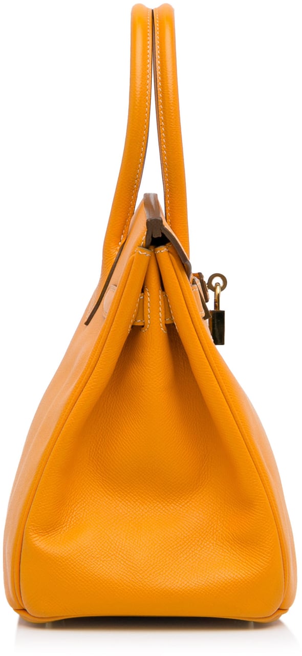 Hermès Epsom Birkin Retourne 30 Oranje
