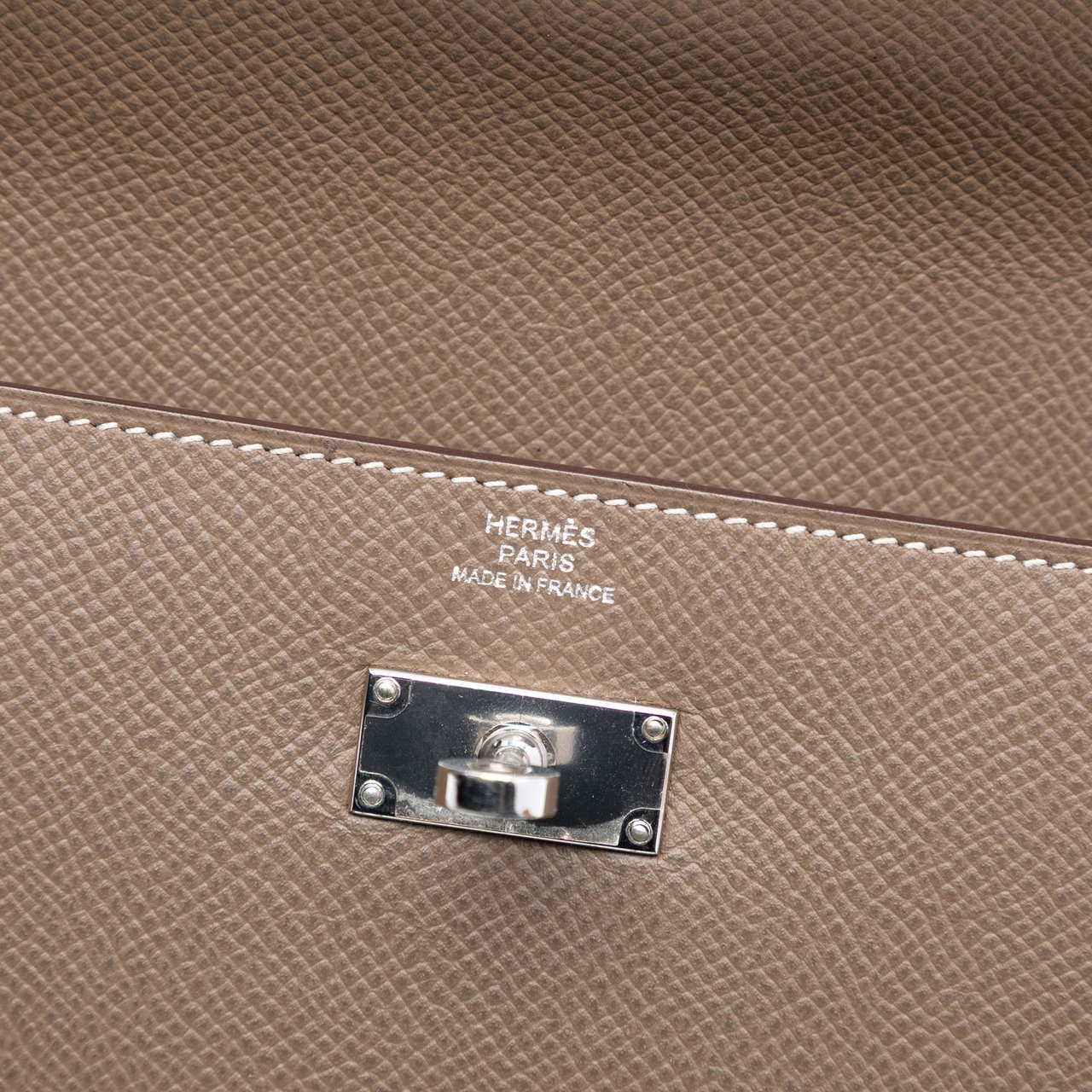 Hermès Epsom Kelly Longue Wallet Bruin