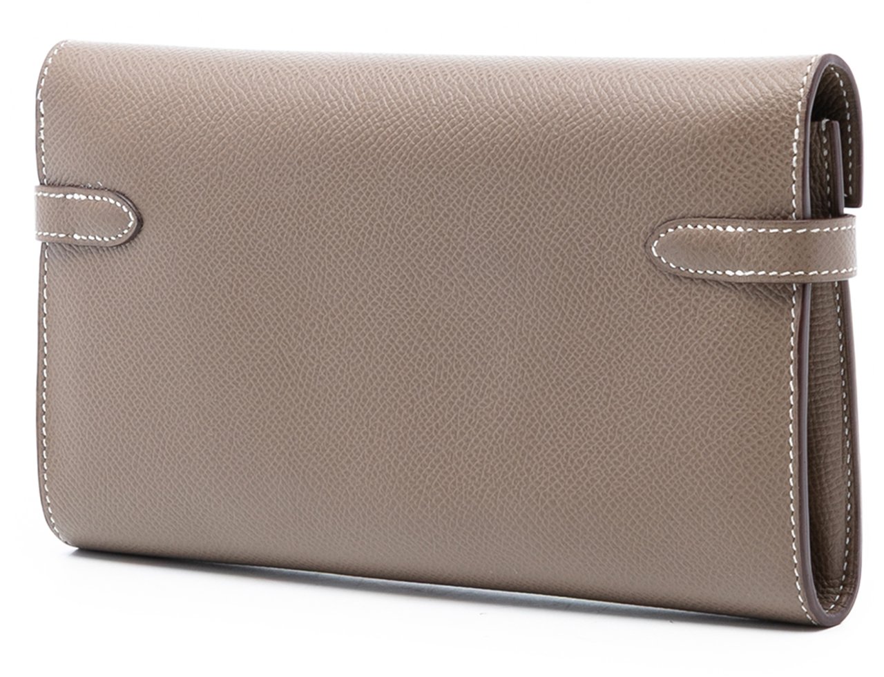 Hermès Epsom Kelly Longue Wallet Bruin