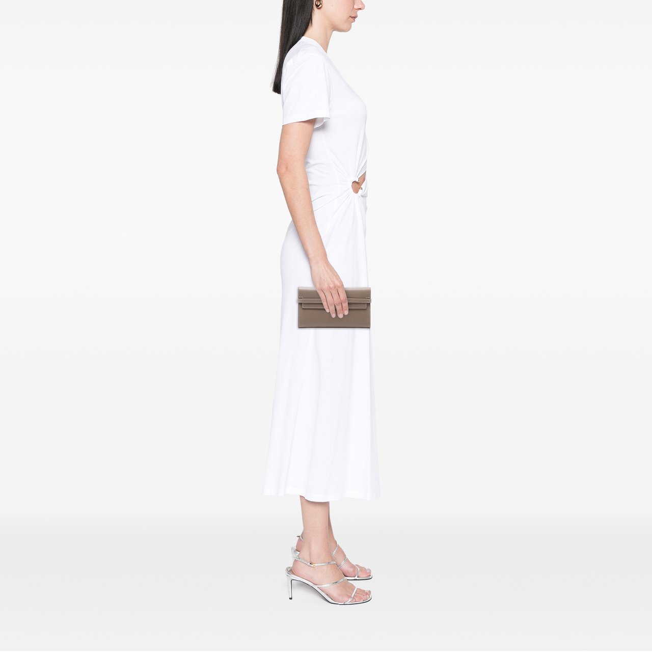 Hermès Epsom Kelly Longue Wallet Bruin