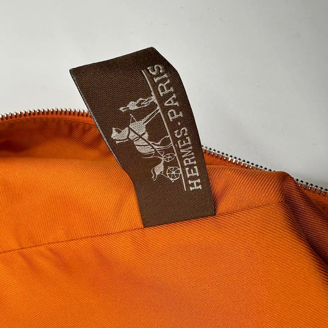 Hermès Hermès Housse De Voyage MM Travel Silk Cushion Cover Orange / unworn Oranje