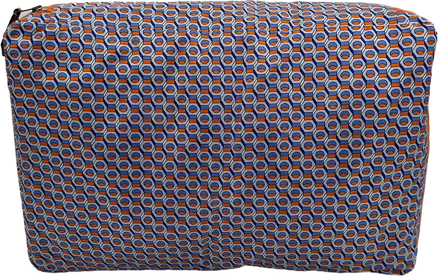 Hermès Hermès Housse De Voyage MM Travel Silk Cushion Cover Orange / unworn Oranje
