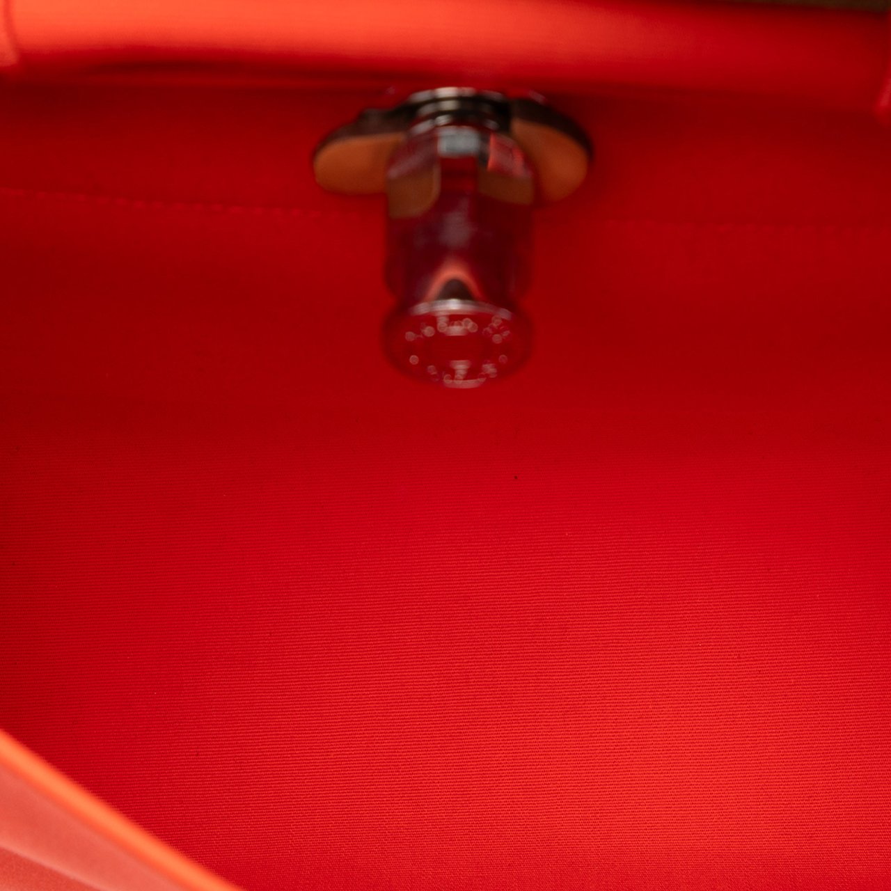 Hermès Toile Herbag Zip 31 Oranje