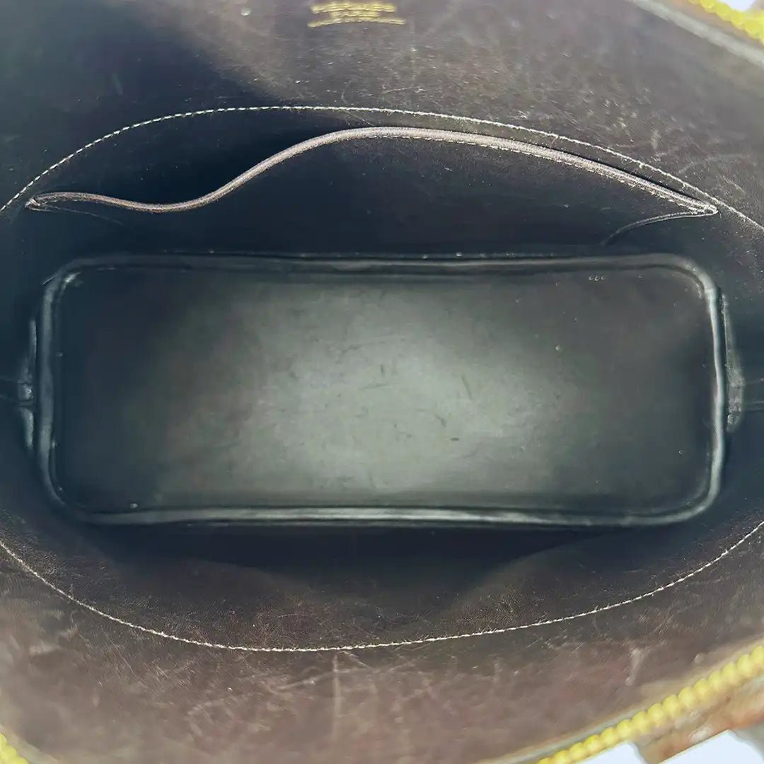 Hermès Hermès Bolide 31 ostrich leather brown / very good Bruin