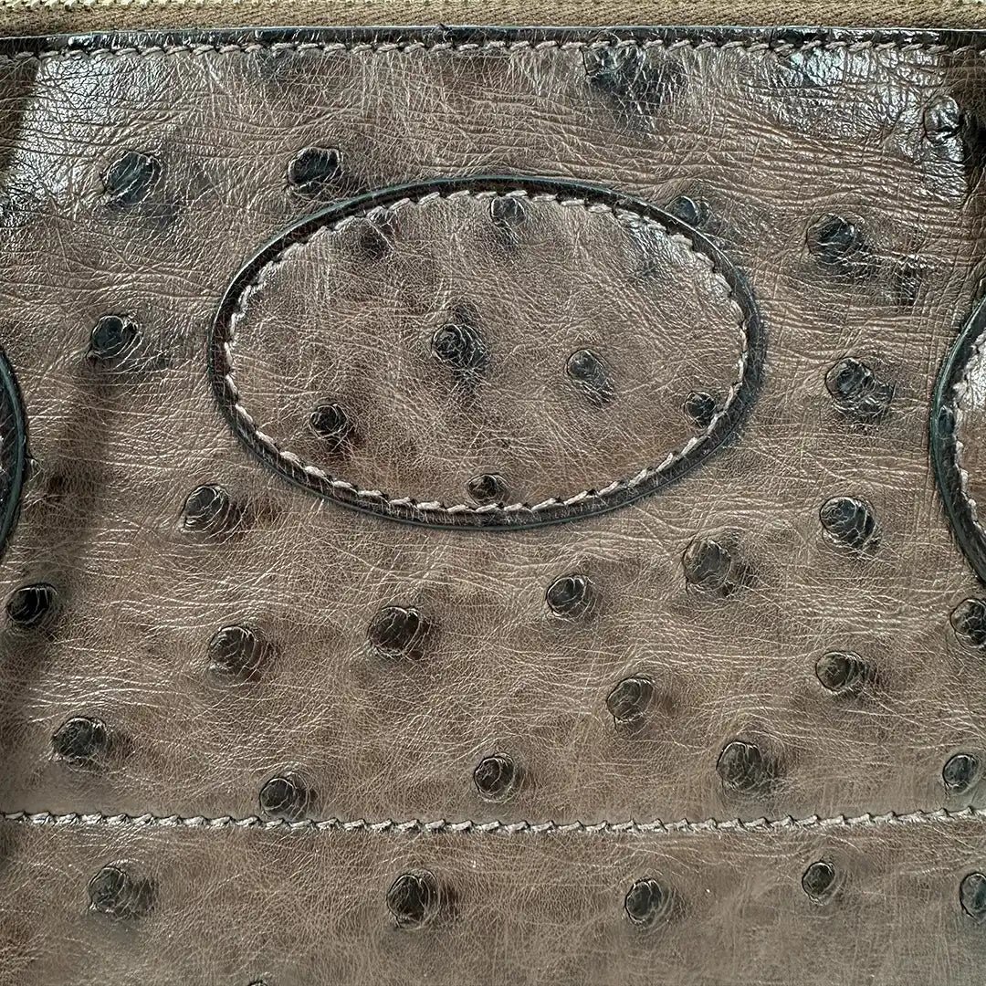 Hermès Hermès Bolide 31 ostrich leather brown / very good Bruin