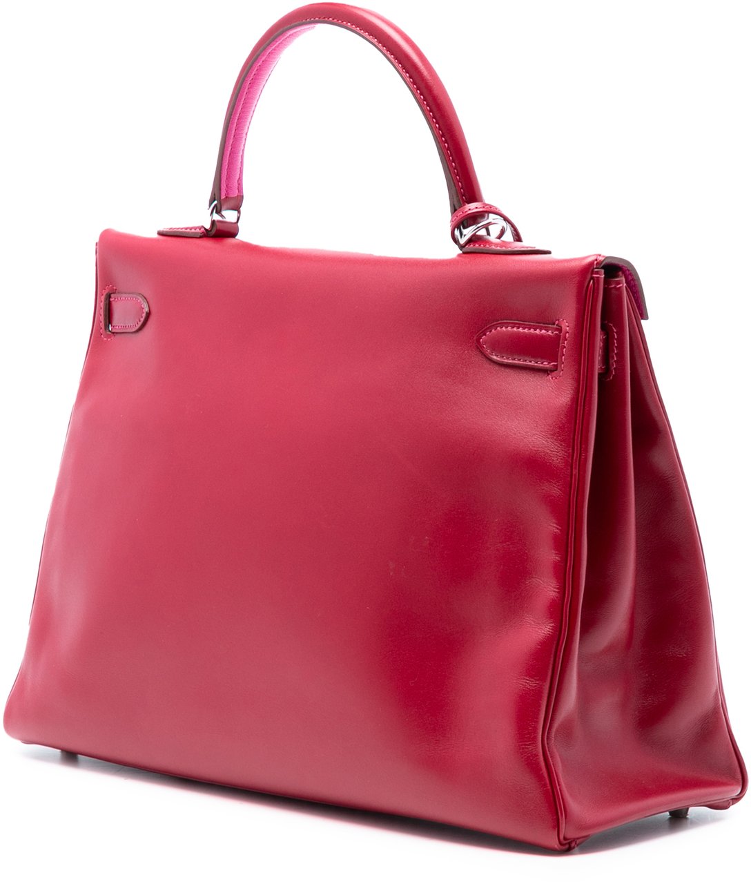 Hermès Box Calf Verso Kelly II Retourne 35 Rood