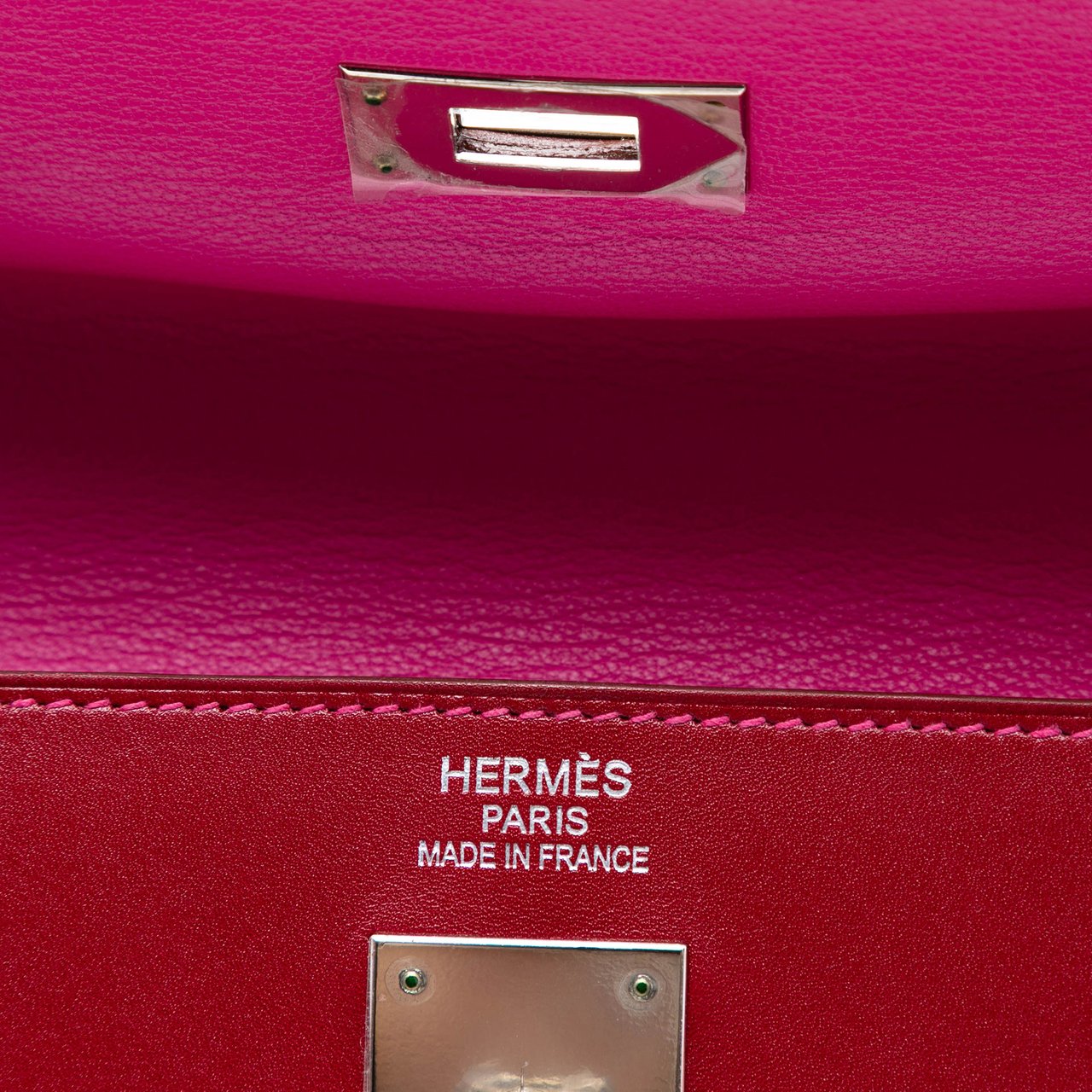 Hermès Box Calf Verso Kelly II Retourne 35 Rood