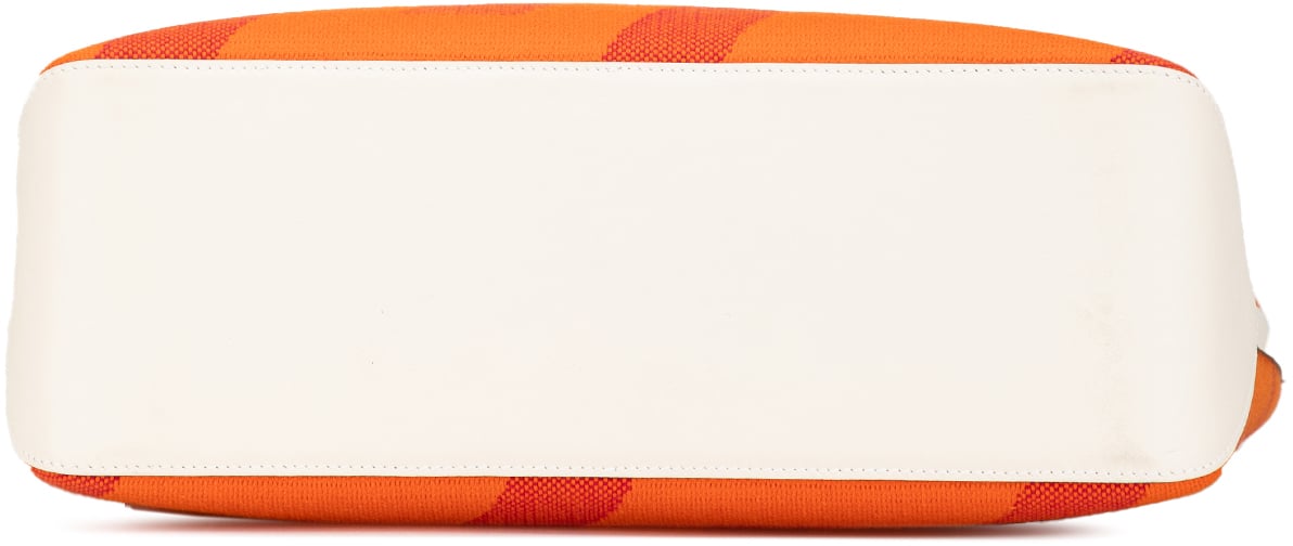 Hermès Toile H and Swift Cabas H en Biais 40 Oranje