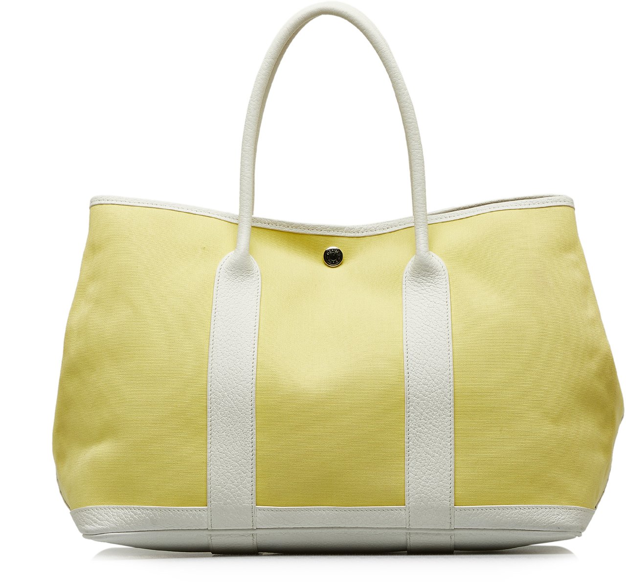 Hermès Toile and Negonda Garden Party 36 Geel