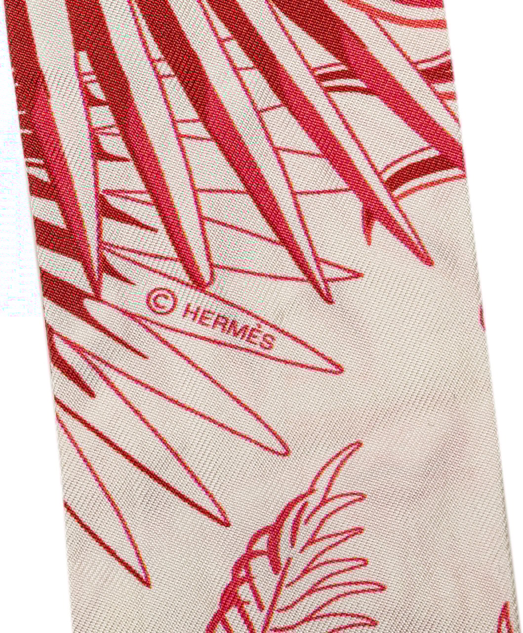 Hermès Mythiques Phoenix Coloriages Silk Twilly Scarf Roze