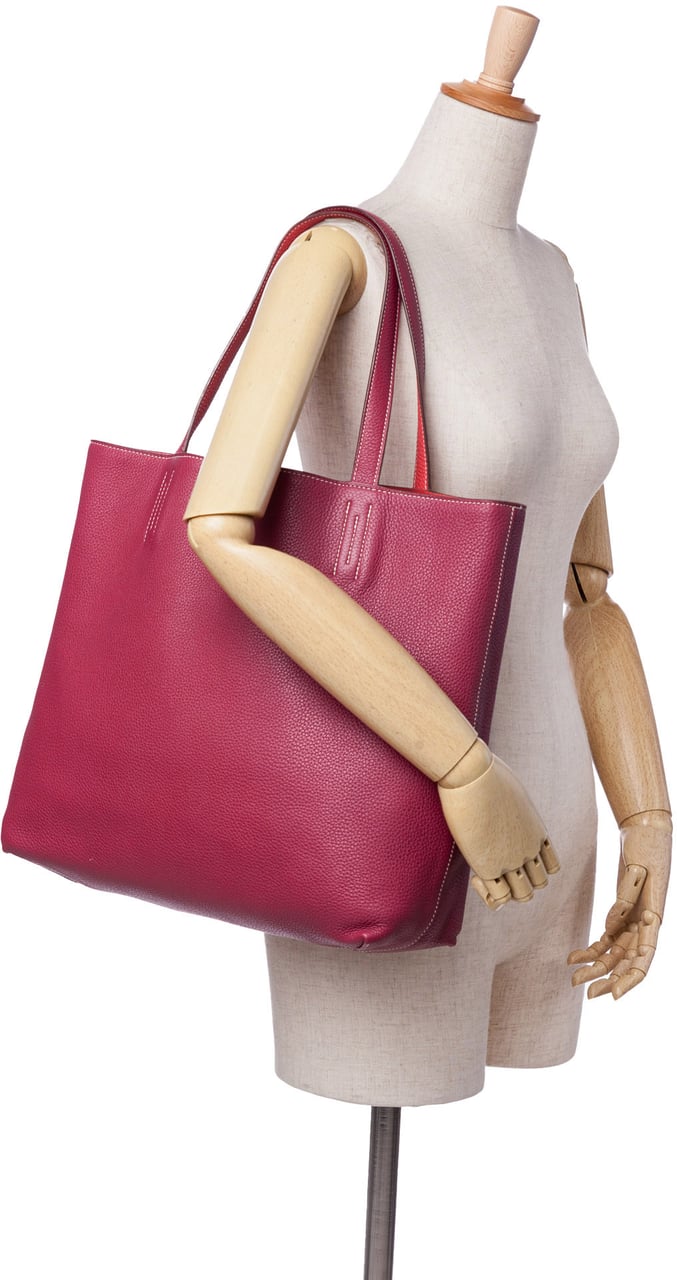 Hermès Clemence Double Sens 36 Roze