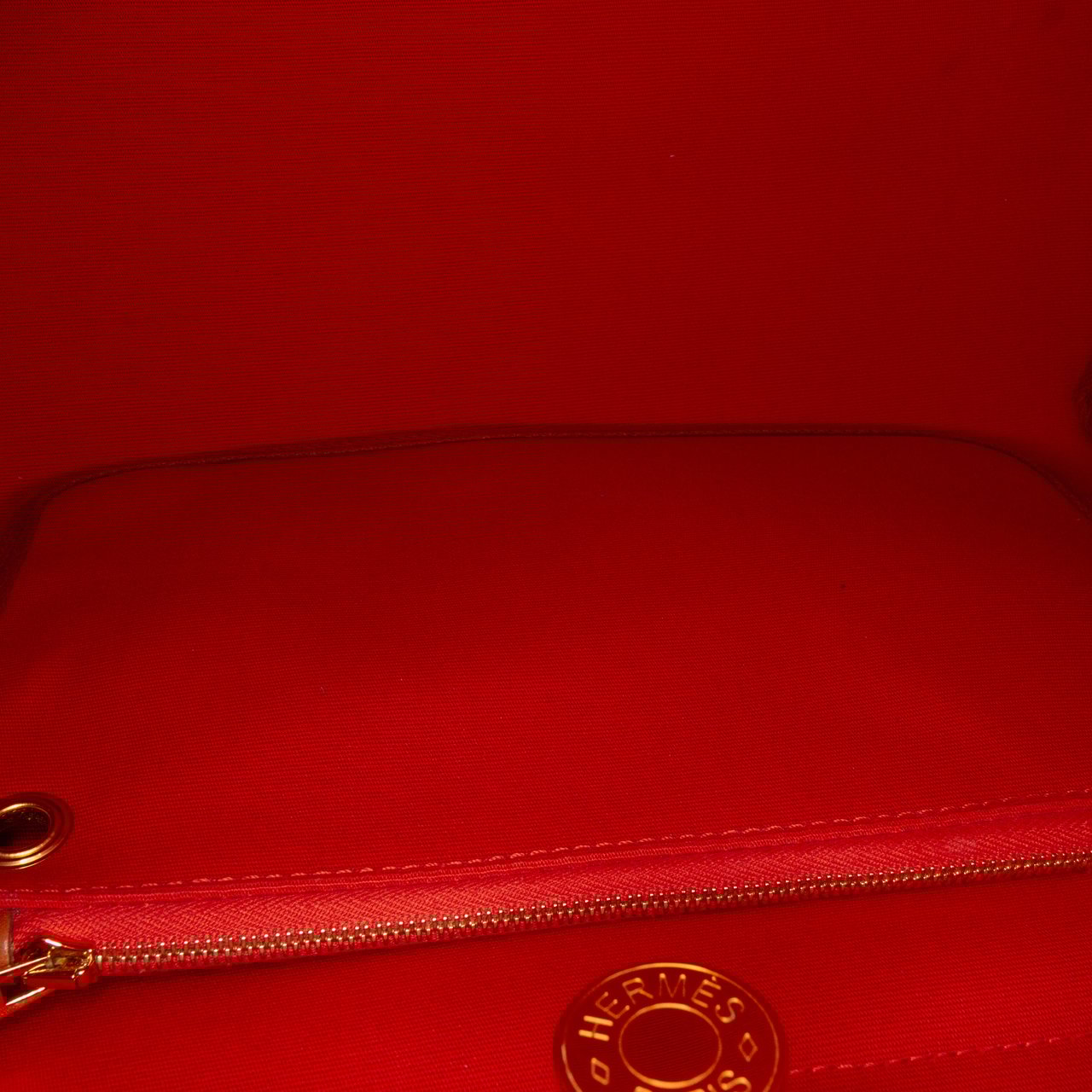 Hermès Toile Herbag Zip Verso 31 Oranje