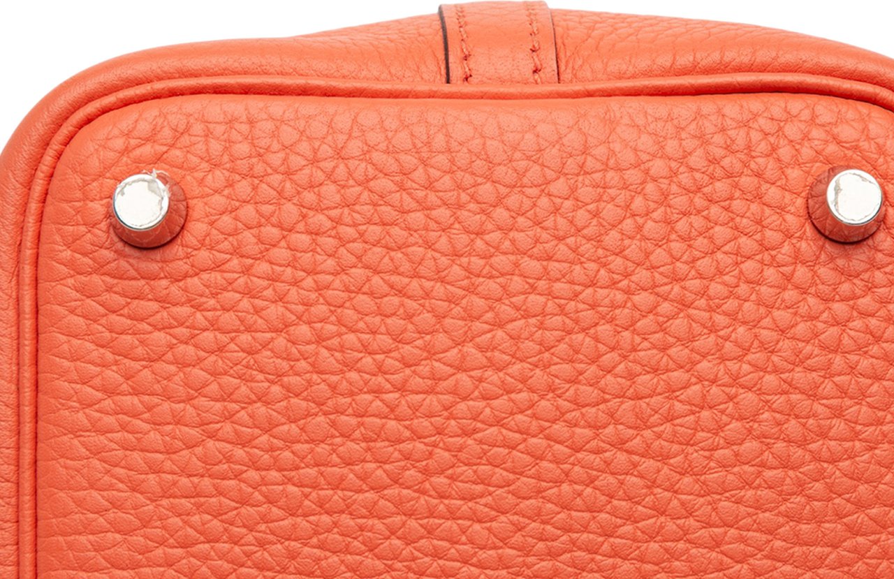 Hermès Clemence Picotin Lock 18 Oranje