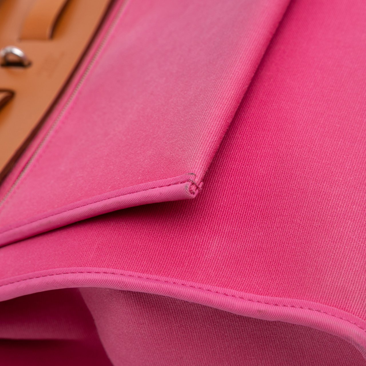 Hermès Toile Herbag Zip 31 Roze