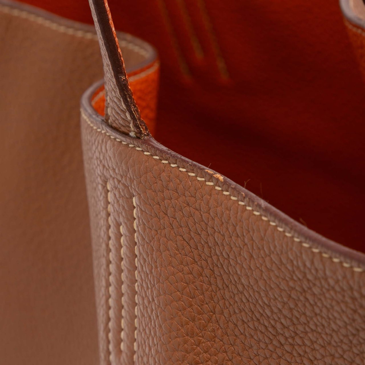 Hermès Clemence Double Sens 36 Bruin