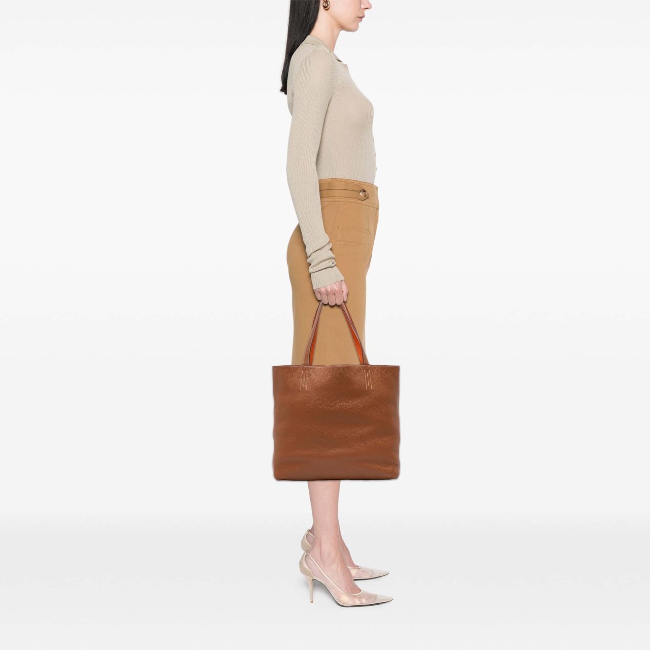 Hermès Clemence Double Sens 36 Bruin
