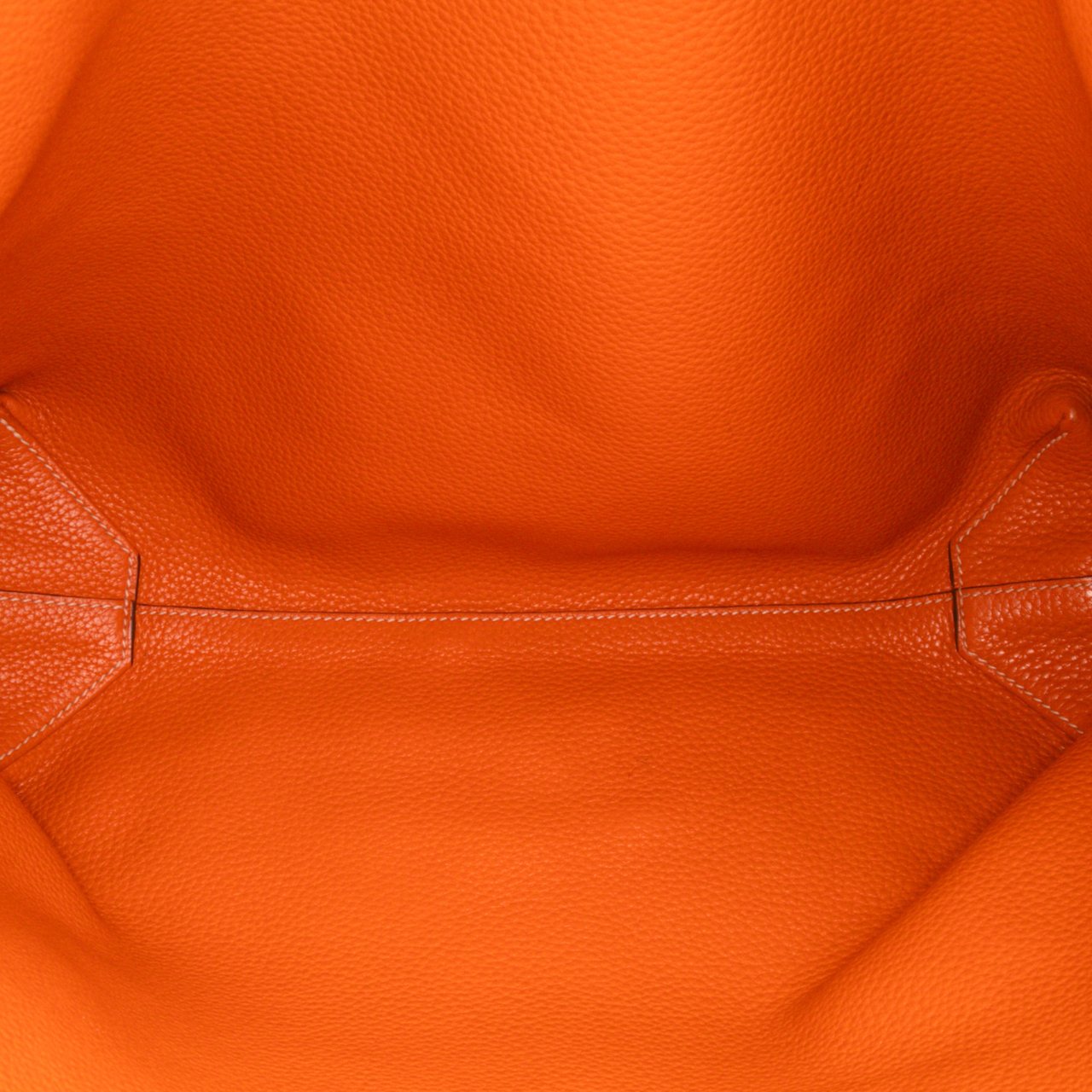 Hermès Clemence Double Sens 36 Oranje