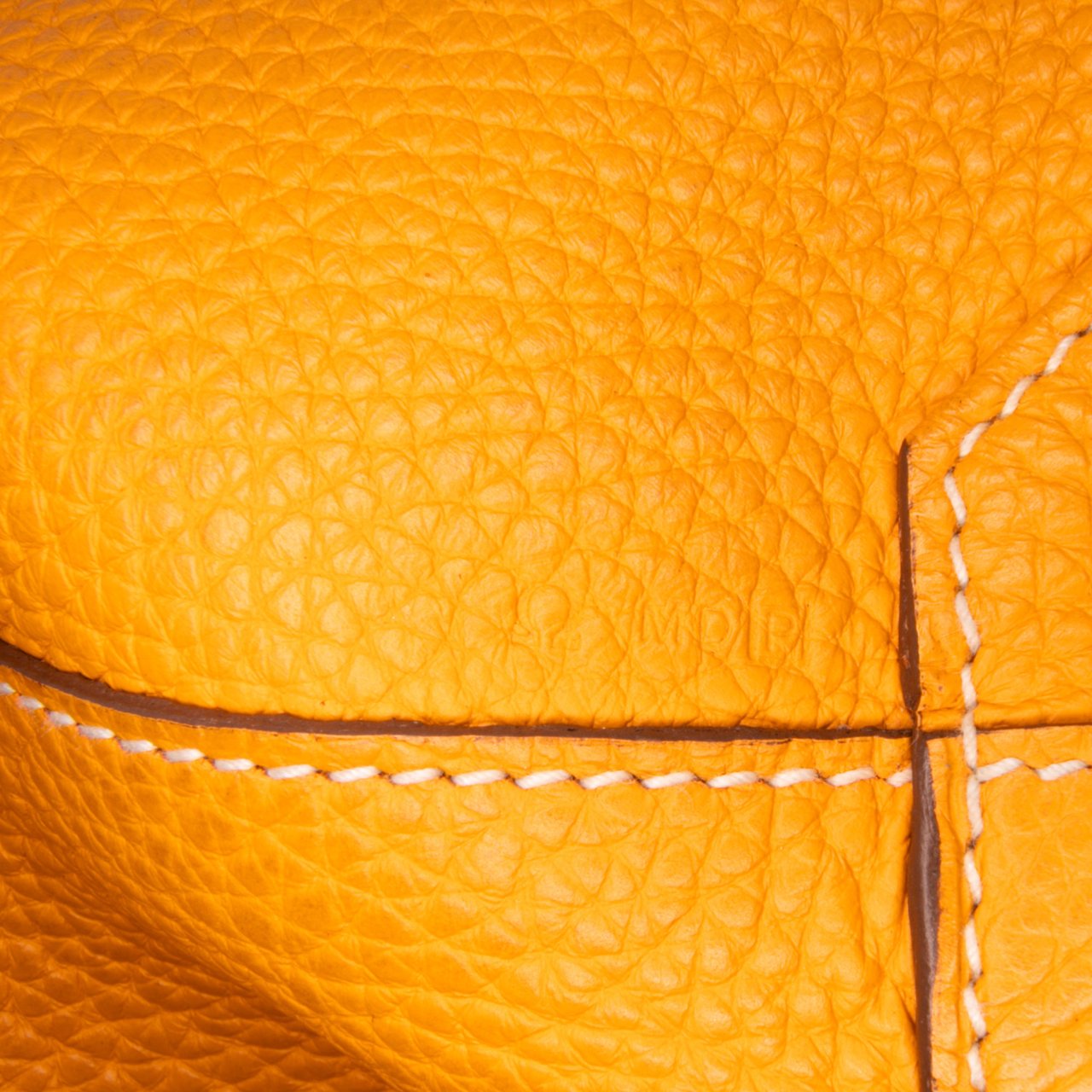 Hermès Clemence Double Sens 36 Oranje