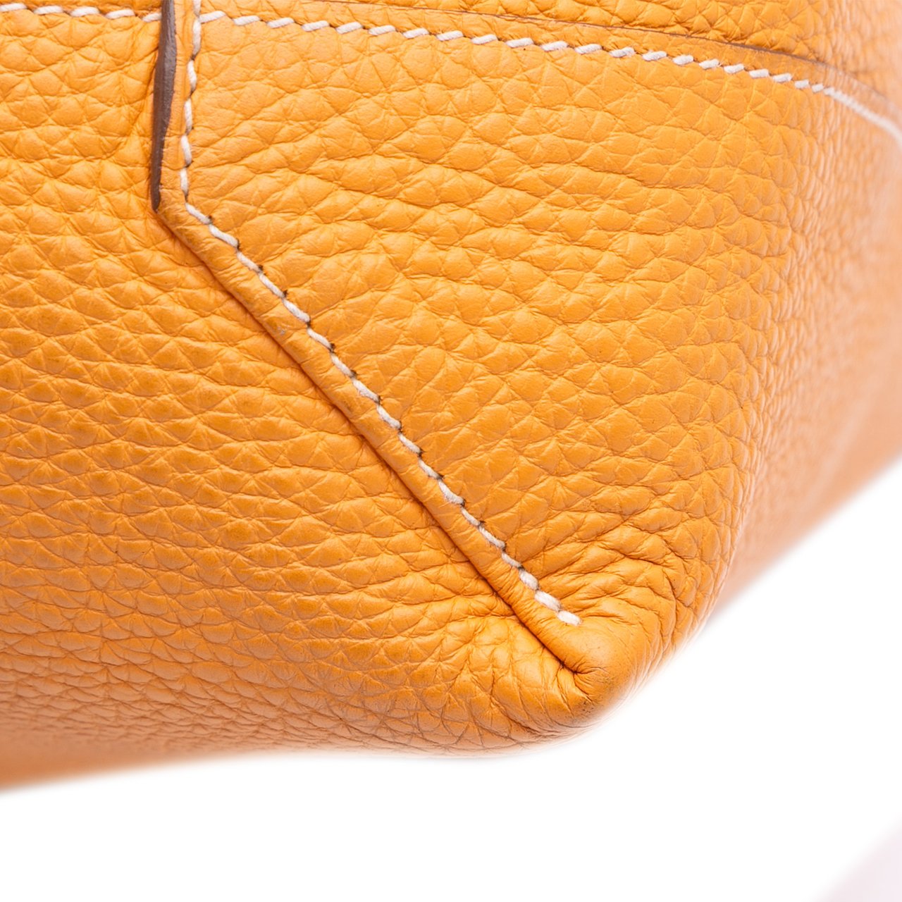 Hermès Clemence Double Sens 36 Oranje