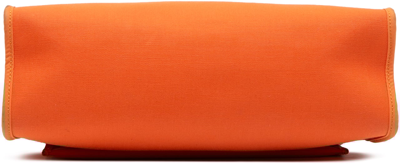 Hermès Toile Herbag Zip 31 Oranje