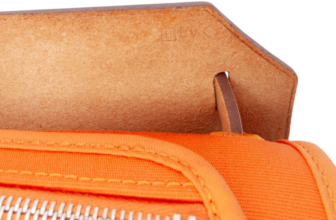Hermès Toile Herbag Zip 31 Oranje