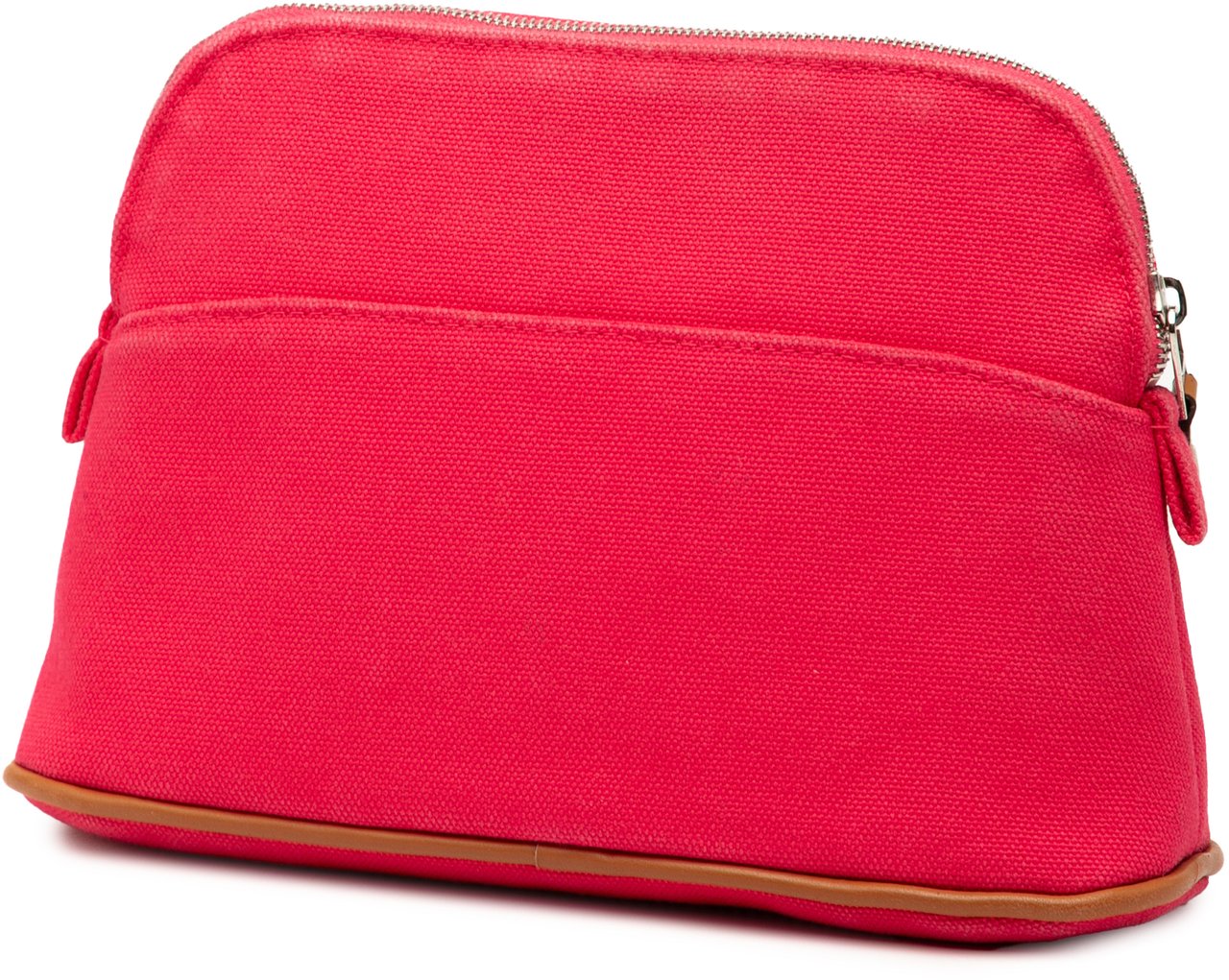 Hermès Toile Bolide Trousse De Voyage Pouch PM Roze